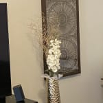 Espresso Rice Paper Shadow Box Wall Art