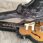 【ミニハム】Epiphone Emperor （ネック補修・実動品）ケース付 ミニハム】Epiphone Emperor （ネック補修・実動品）ケース付 Epiphone