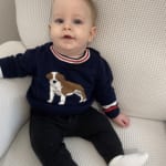 Boy Connor Navy Tiger Sweater by Janie and Jack