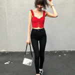 Seriously Stretchy Super High-Rise Ankle Jegging