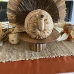 Mango Wood Vertical Ribbed Cake Stand - World Market