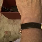Raquel Three-Hand Black Eco Leather 
