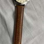 Grant Automatic Dark Brown Leather Watch ME3099 Fossil