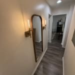 Talia Wood Arched Leaning Full Length Mirror