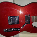 Squier bullet red sparkle outlet limited edition telecaster