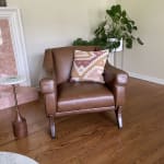 Terracotta Staggered Steps Indoor Outdoor Throw Pillow