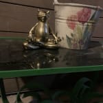 Gold Yoga Frog Decor