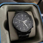 Minimalist Chronograph Black Stainless 