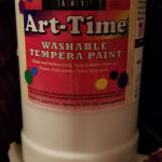 30305 YELLOW ART-TIME WASHABLE PAINT 16OZ - Factory Select