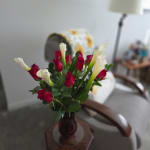 Stunning Red Rose & Calla Lily Bouquet