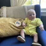 Printed Double-Weave Shirt and Shorts Set for Baby