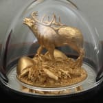 10 oz. Pure Silver Gold-Plated Coin - Sculpture of Majestic