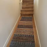 Amarah Black Geo Chindi Floor Runner