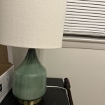 Soft White Linen Textured Drum Table Lamp Shade