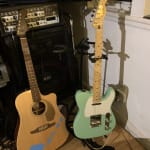 Fender player series telecaster maple fingerboard outlet limited edition electric guitar surf pearl