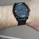 Machine Chronograph Black Stainless Steel Case C221023 Fossil