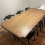 Belfort Wood Trestle Farmhouse Dining Table