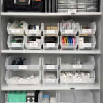 Utility Narrow Stackable Plastic Bins