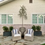 Magdalena Graywash All Weather Wicker Outdoor Swivel Chair