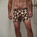 Men's Buck Naked Pattern Boxers