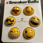 SOF SOLE UNISEX MONSTER FACES SNEAKER BALLS 6 PACK - ASSORTED