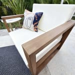 Segovia Light Brown Eucalyptus Outdoor Furniture Collection