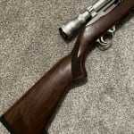 Ruger 10/22 Walnut Altamont Rifle stock for Standard Barrel, STIPPLE CHECKERING