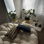 Elora Ivory Double Papasan Chair Cushion