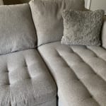 Gray Left Facing Trudeau Sectional Sofa with Storage World Market
