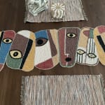 Multicolor Masks Beaded Table Runner - World Market
