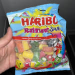 Haribo Rainbow Sour Fizz Gummy Candy Set of 2