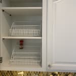 Pull Down Spice Rack White, 13-1/2 x 10-1/2 x 8-1/2 H | The Container Store