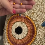 Multicolor Evil Eye Beaded Table Runner
