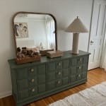 Talia Wood Arched Vanity Mirror