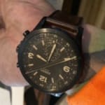 Hybrid Smartwatch Nate Dark Brown 