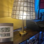 Gold Capiz Tapered Table Lamp Shade