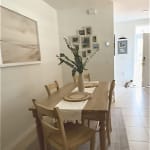Nisha Hand Carved Weathered Wheat Medallion Dining Table
