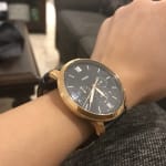 Neutra Chronograph Navy Leather Watch FS5454 Fossil
