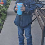 Boy’s Cowboy Cut® Long Sleeve Work Western Denim Snap Shirt in Antique Blue