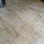 Indio Round Natural Gray Reclaimed Pine Dining Table - World Market