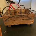 Electra wooden rear top bike crate