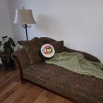 Round Embroidered Maki Sushi Shaped Throw Pillow