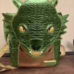 Loungefly Green Dragon Mini Backpack (Books-A-Million Exclusive) New! Pre-order: Loungefly Blue Dragon Mini Backpack  main image 4