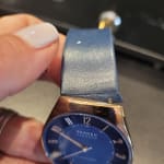 Grenen Solar-Powered Ocean Blue Leather Watch SKW6834 - Skagen