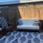 Segovia Light Brown Eucalyptus Outdoor Loveseat