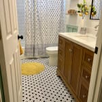 Chateau Blue And White Bhuti Block Print Shower Curtain - World Market