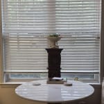 Leilani White Marble Top and Gold Tulip Dining Table