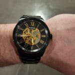 Flynn Pilot Mechanical Black Stainless Steel Watch