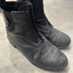 Bottes d'équitation neuves Saxon Syntovia dentelle paddock enfant