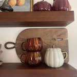 Dark Mango Wood Butterfly Key Cutting Board